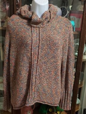 Habitat Brown Multicolor Speckled Knit Sweater